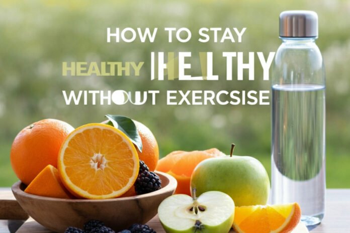 How to Stay Healthy Without Exercise