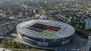 The Emirates Stadium in north London