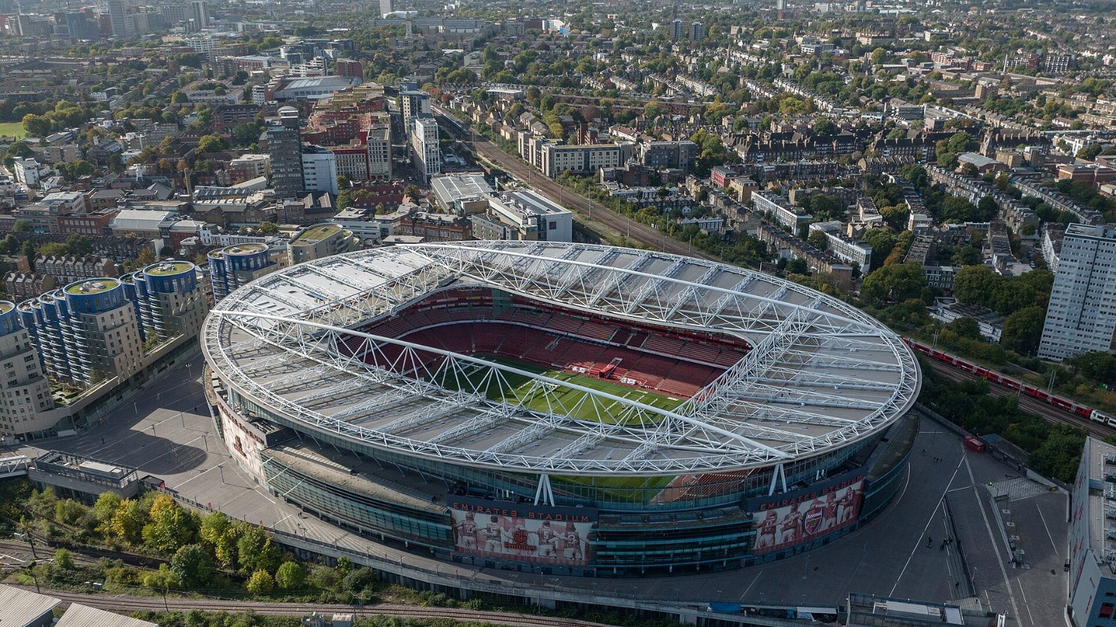 The Emirates Stadium in north London