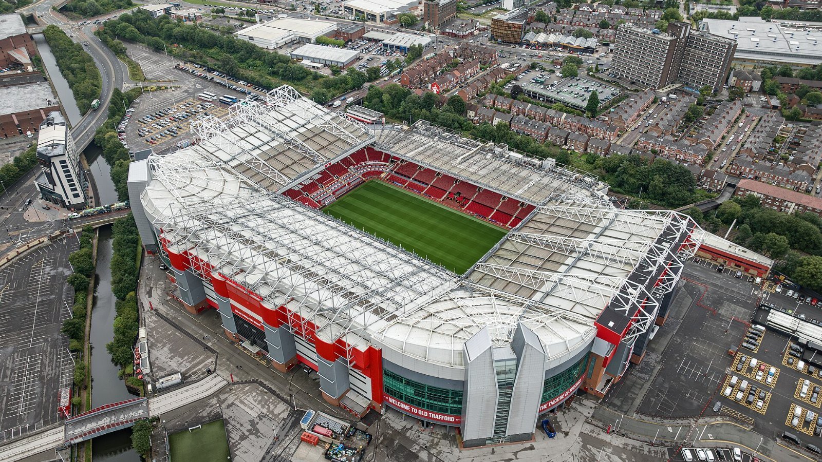Old Trafford, home of Manchester United
