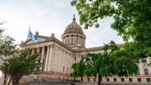 The Oklahoma State Capitol building
